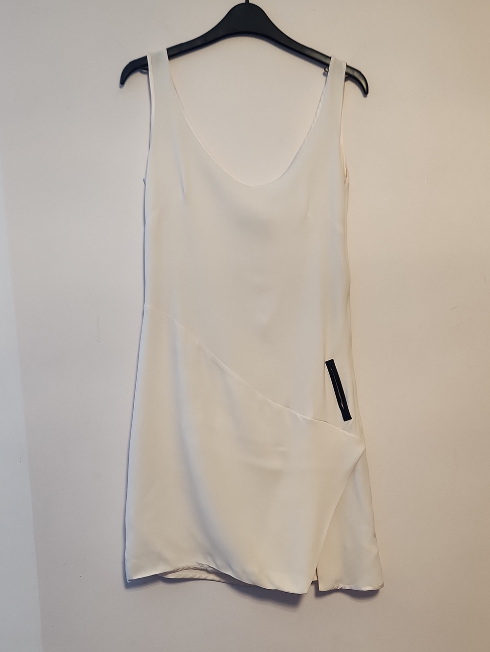 Vintage Costume National Cream 100% Silk Abito Cannota Mini Dress IT 38/US 2/4